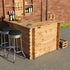 Wooden Interlock Corner Bar