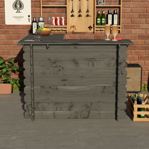 Wooden Interlock Corner Bar