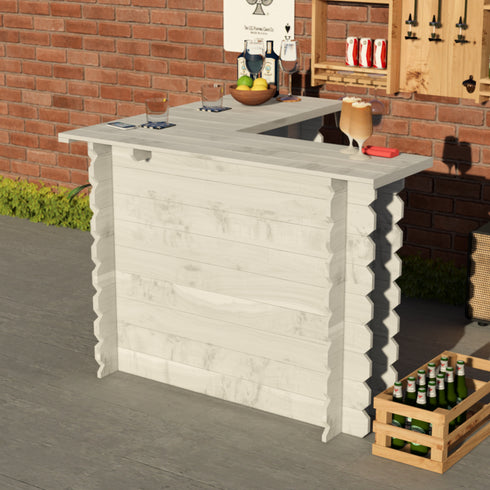 Wooden Interlock Corner Bar