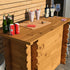 Rustic Wooden Interlock Bar