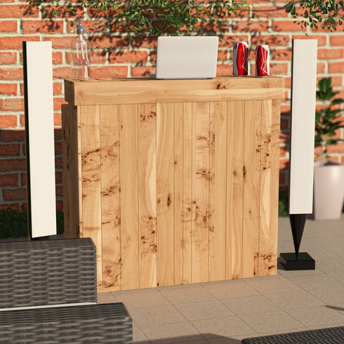 Rustic Wooden Serving Bar