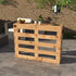 Rustic Wooden Pallet Style Bar