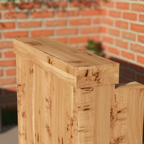 Rustic Wooden Serving Bar