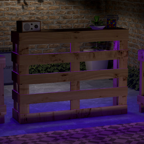 Rustic Wooden Pallet Style Bar