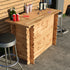 Rustic Wooden Interlock Bar