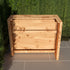 L-Shape Rustic Wooden Garden Bar