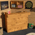 Rustic Wooden Bar - Man Cave Edition