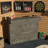 Rustic Wooden Bar - Man Cave Edition