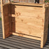 Large Rustic Wooden Garden Bar with Roof