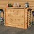 Rustic Wooden Interlock Bar