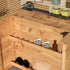 Rustic Wooden Garden Bar