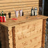 Rustic Wooden Interlock Bar