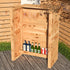 Rustic Wooden Pallet Bar - 80cm