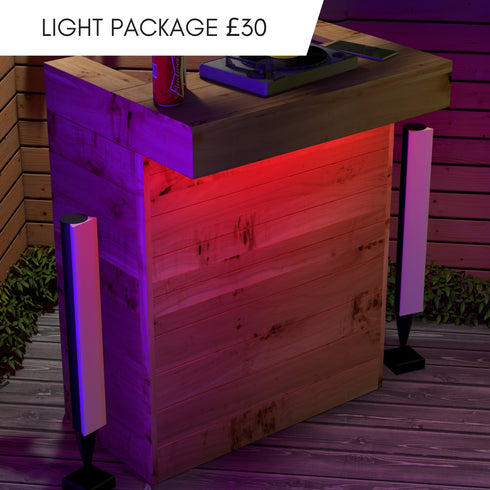 Rustic Wooden Pallet Bar - 80cm