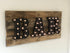 Large Rustic Wooden LED Bar Sign