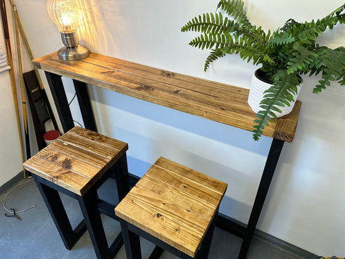 Industrial Style Console Table, Breakfast Bar