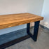 Industrial Style Wooden Bench