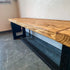 Industrial Style Wooden Bench