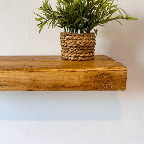 Antique Rustic Floating Shelf