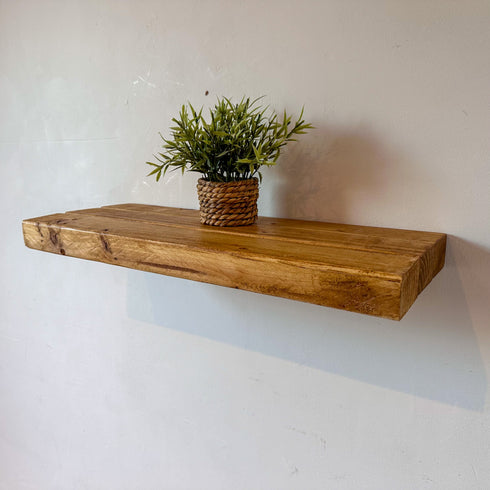 Antique Rustic Floating Shelf