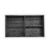 Rustic Wooden Bar Wall Mounted Shelving Unit