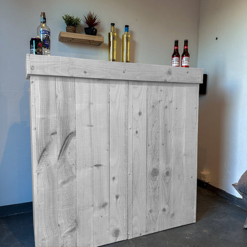 Rustic Wooden Serving Bar