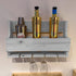 Rustic Wooden Drinks Rack